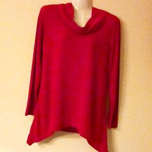 Christopher & Banks Petite Large Red Sweater NWT